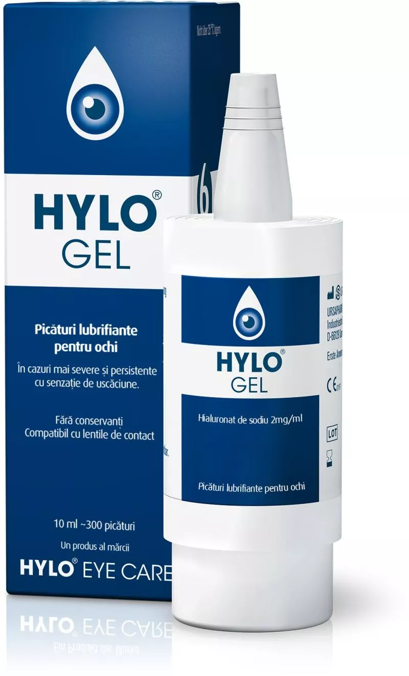 HYLO-GEL 2 MG/ML PIC OFT * 10 ML, [],farmacom.ro