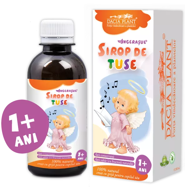 Sirop de tuse Ingerasul, 200 ml, Dacia Plant, [],farmacom.ro