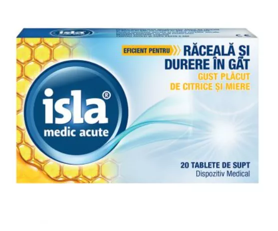 ISLA MEDIC ACUTE * 20 TABLETE DE SUPT, [],farmacom.ro