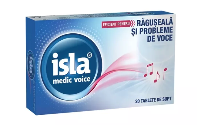 ISLA MEDIC VOICE * 20 TABLETE DE SUPT, [],farmacom.ro