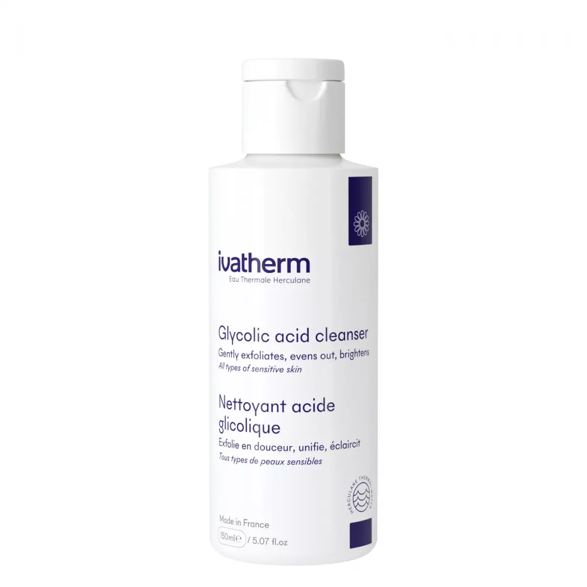 IVATHERM GEL DE CURATARE CU ACID GLICOLIC * 150 ML 1616