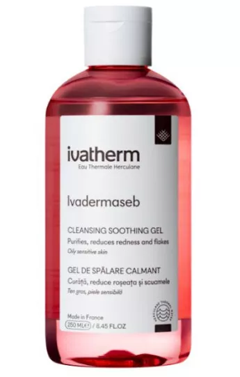 IVATHERM IVADERMASEB GEL DE SPALARE CALMANT * 250 ML 1289, [],farmacom.ro