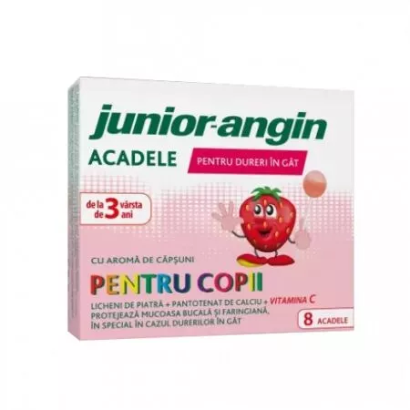 JUNIOR ANGIN * 8 ACADELE, [],farmacom.ro