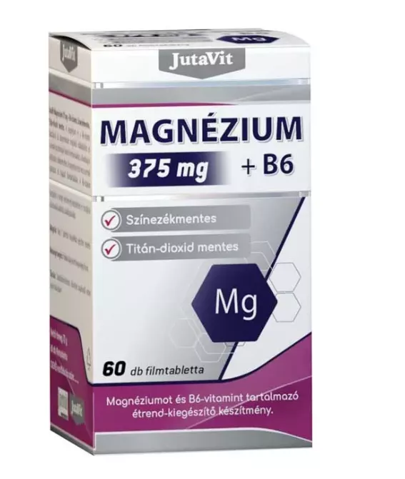 JUTAVIT MAGNEZIU 375 MG + B6 * 60 TABLETE, [],farmacom.ro