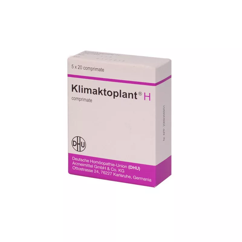 Klimaktoplant H, 100 comprimate, Dhu, [],farmacom.ro