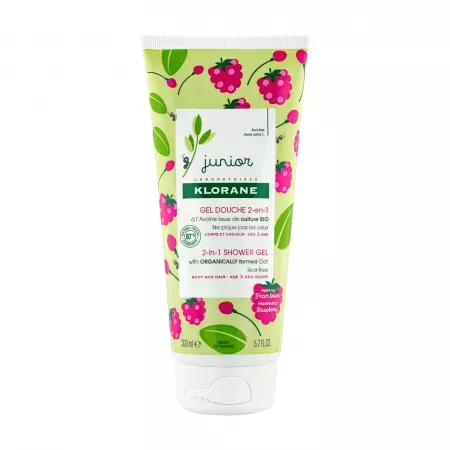 KLORANE JUNIOR GEL CORP PAR ZMEURA * 200 ML 6760