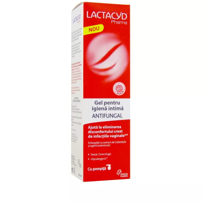 LACTACYD GEL ANTIFUNGAL 250ML, [],farmacom.ro