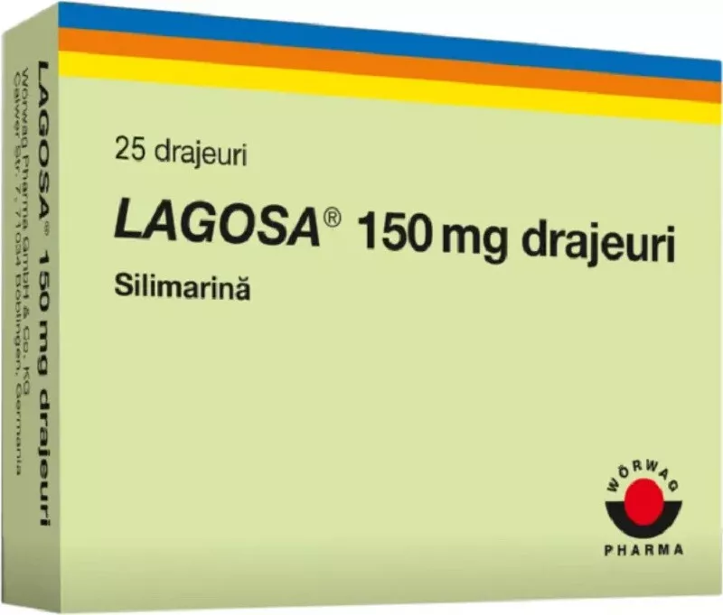 Lagosa, 150 mg, 25 drajeuri, Worwag Pharma, [],farmacom.ro