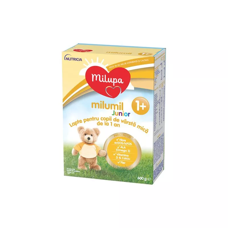 LAPTE MILUMIL JUNIOR 1+ 600G, [],farmacom.ro