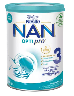 LAPTE PRAF NAN 3 OPTIPRO HM-O * 400 G, [],farmacom.ro