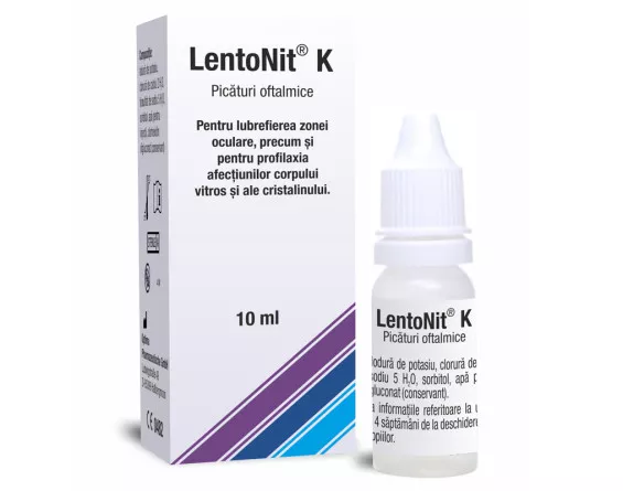 LENTONIT K PICATURI OFTALMICE * 10 ML, [],farmacom.ro