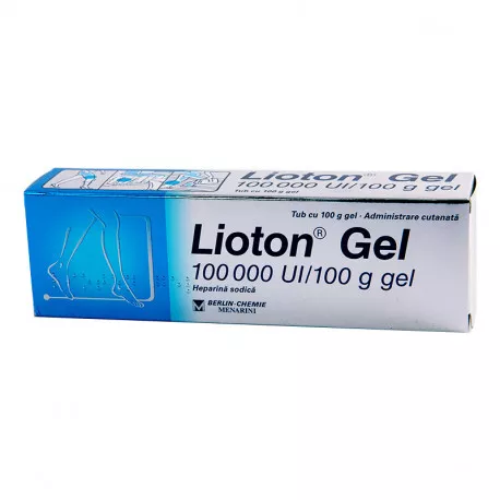 LIOTON GEL 100000 UI * 100 G, [],farmacom.ro