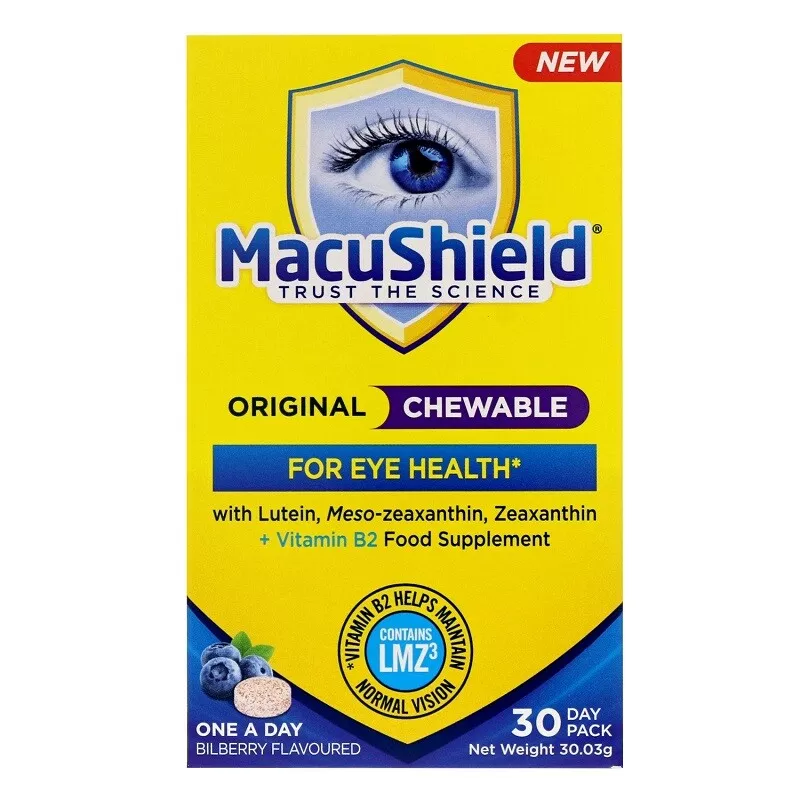 MACUSHIELD * 30 COMPRIMATE MASTICABILE, [],farmacom.ro