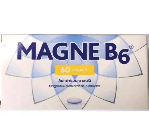 MAGNE B6 * 60 DRJ, [],farmacom.ro