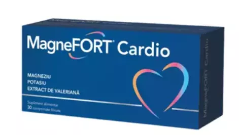 MAGNEFORT CARDIO * 30 CPR FILM BIOFARM, [],farmacom.ro