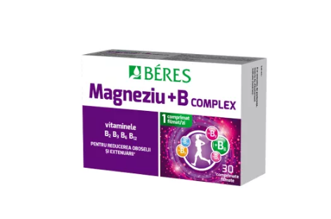 MAGNEZIU+B6 COMPLEX * 30 CPR.FILM BERES, [],farmacom.ro