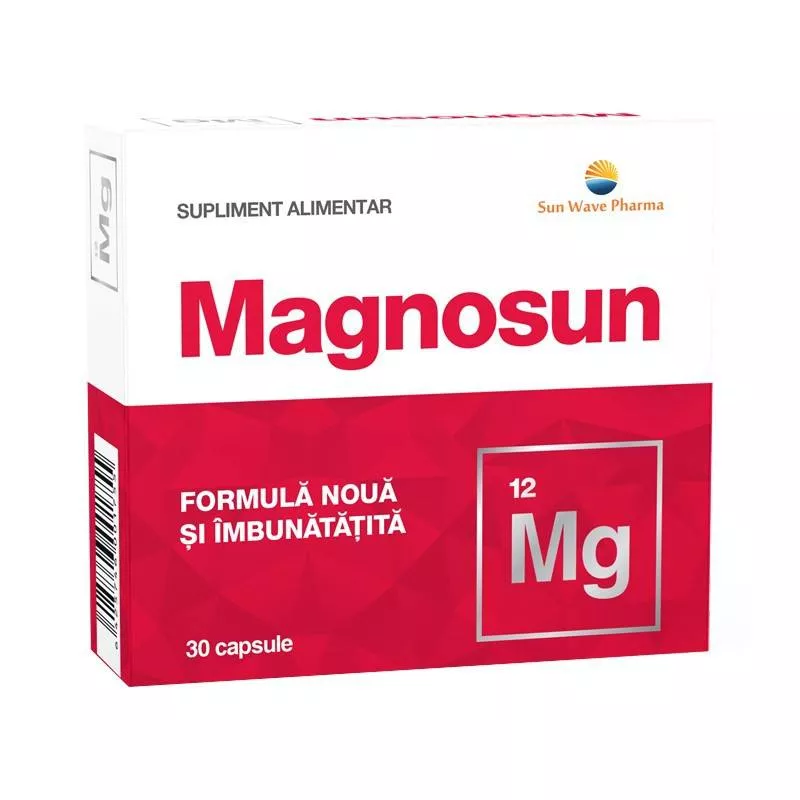 MAGNOSUN X 30 TABLETE – SUPLIMENT CU MAGNEZIU, [],farmacom.ro
