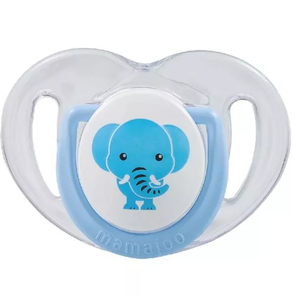 MAMAJOO SUZETA CU DESIGN ORTODONTIC DIN SILICON 12+ ELEFANT MMJ3466, [],farmacom.ro