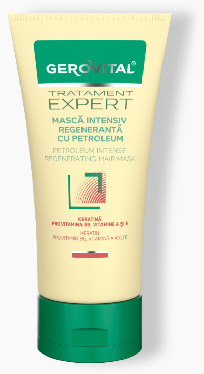 Mască Regenerantă cu Keratină pentru restructurarea părului, Gerovital Tratament Expert, 150 ml 11480, [],farmacom.ro
