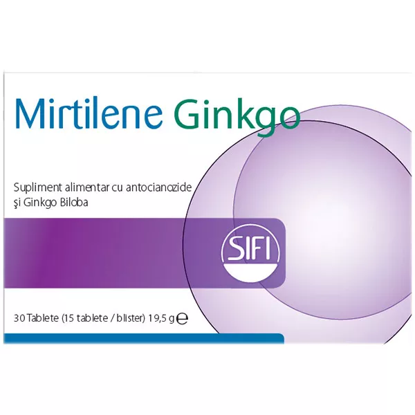MIRTILENE GINKGO 30TB, [],farmacom.ro