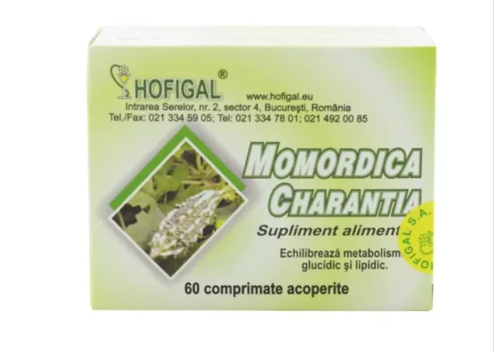 MOMORDICA CHARANTIA * 60 CPR HOFIGAL, [],farmacom.ro