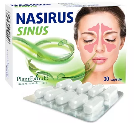 Nasirus Sinus, 30 capsule, Plant Extrakt, [],farmacom.ro
