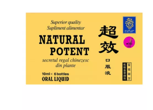 Natural Potent, 6 fiole, China, [],farmacom.ro