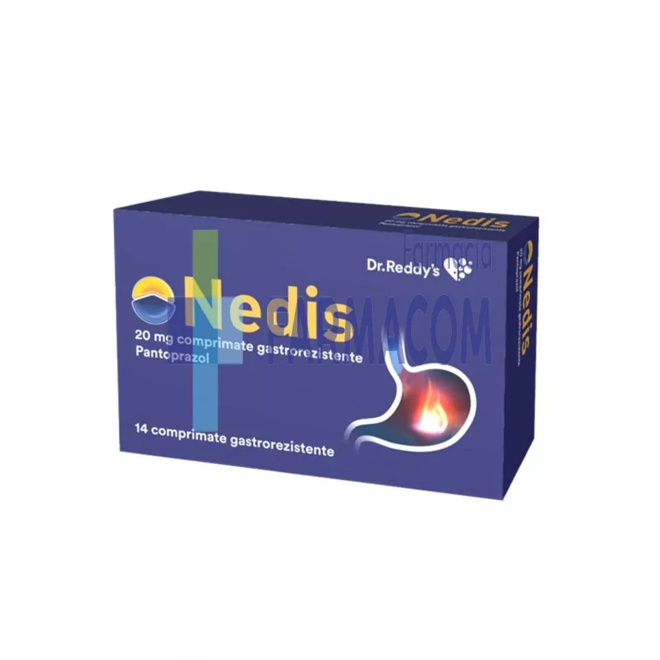 Nedis, 20 mg, 14 comprimate, Dr Reddys, [],farmacom.ro