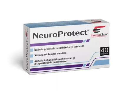 NeuroProtect, 40 capsule, Farma Class, [],farmacom.ro