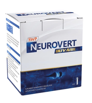 Neurovert Buvabil, 20 fiole, Sun Wave Pharma, [],farmacom.ro