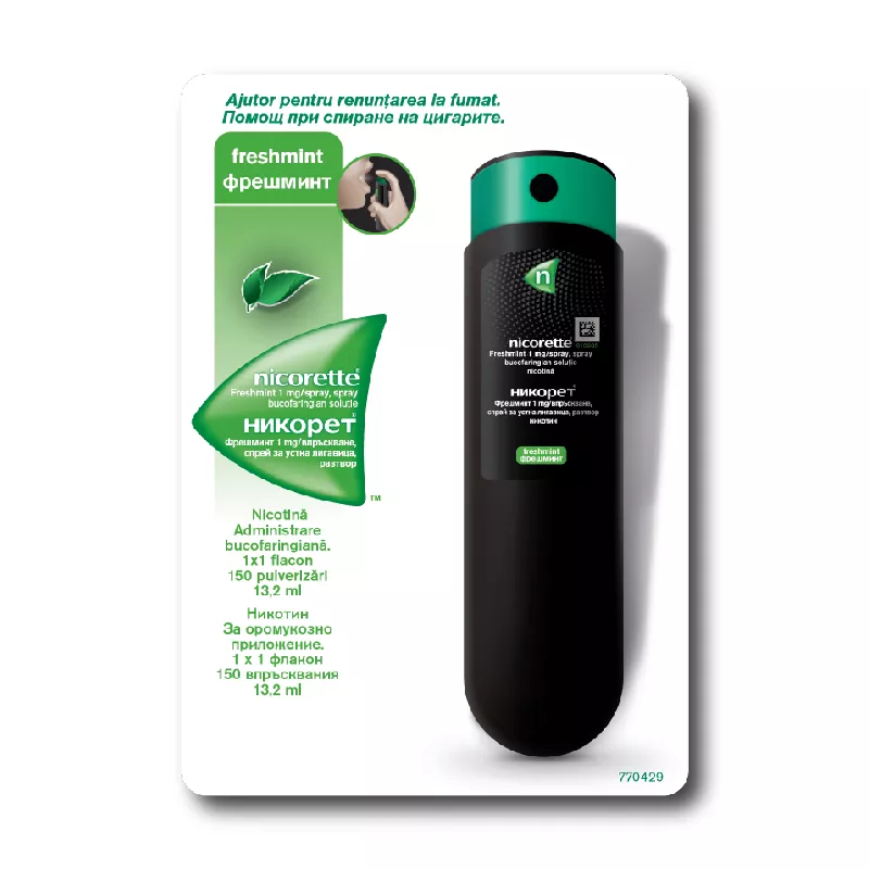 NICORETTE FRESHMINT 1 MG/SPRAY * 13.2 ML SPRAY