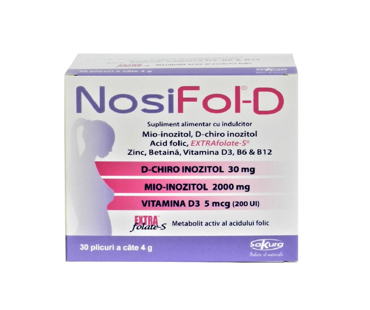 Nosifol D, 30 plicuri, Sakura Italia, [],farmacom.ro