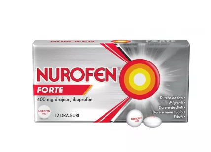 NUROFEN FORTE 400 MG * 12 DRAJEURI RECKIT, [],farmacom.ro