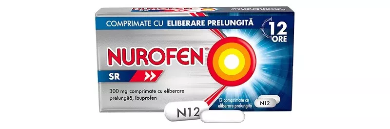 NUROFEN SR 300 MG * 12 COMPRIMATE CU ELIBERARE PRELUNGITA, [],farmacom.ro