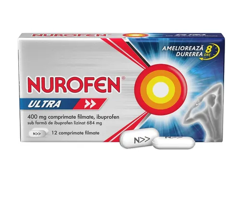 NUROFEN ULTRA 400 MG * 12 COMPRIMATE FILMATE RECKITT, [],farmacom.ro