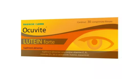 Ocuvite Luteina Forte, 30 comprimate, Bausch Lomb, [],farmacom.ro