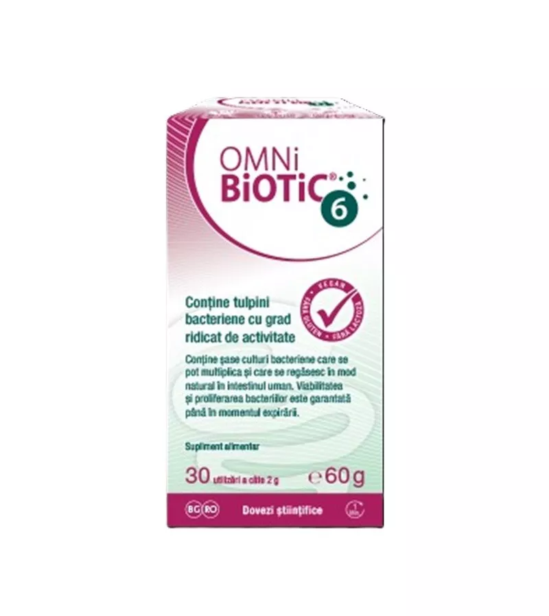 OMNIBIOTIC 6 * 60 G PULBERE, [],farmacom.ro