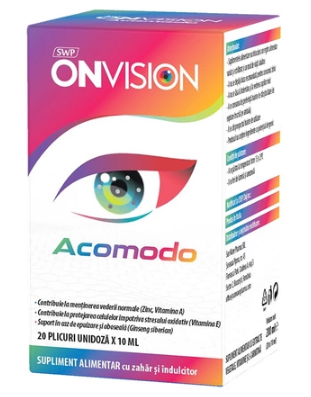 Onvision Acomodo, 20 plicuri x 10 ml, Sun Wave Pharma, [],farmacom.ro