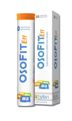 Osofit Eff, 20 comprimate efervescente, Hyllan Pharma, [],farmacom.ro