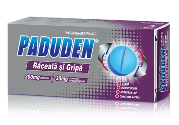 PADUDEN RACEALA SI GRIPA 200MG/30MG * 10 CPR FILM, [],farmacom.ro