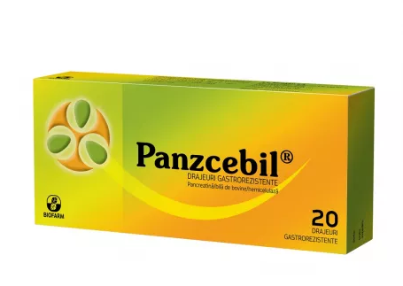 PANZCEBIL * 20 DRAJEURI, [],farmacom.ro