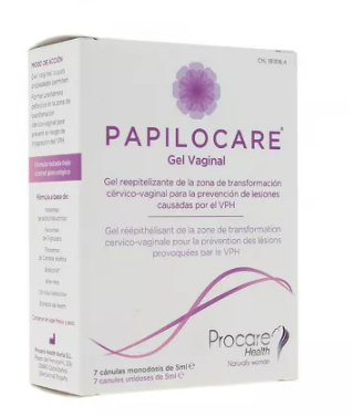 PAPILOCARE GEL VAGINAL * 7 CANULE/5 ML, [],farmacom.ro