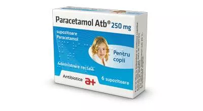 PARACETAMOL 250 MG COPII * 6 SUP ATB, [],farmacom.ro