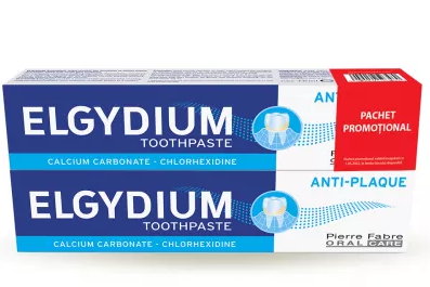 PASTA DINTI ELGYDIUM ANTIPLACA * 75 ML 1+1 GRATIS 3480, [],farmacom.ro