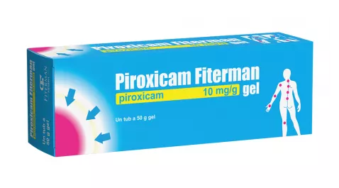 Piroxicam gel, 10 mg/g, 50 g, Fiterman, [],farmacom.ro