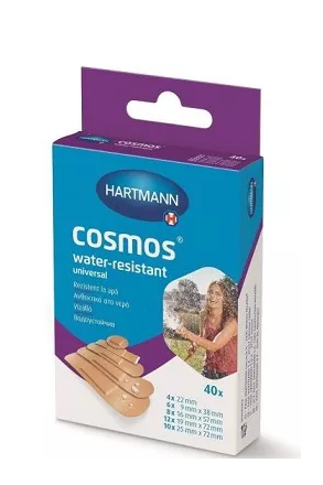 PLASTURI COSMOS WATER RESIST, 5 DIMENSIUNI * 40 BUC 535150, [],farmacom.ro
