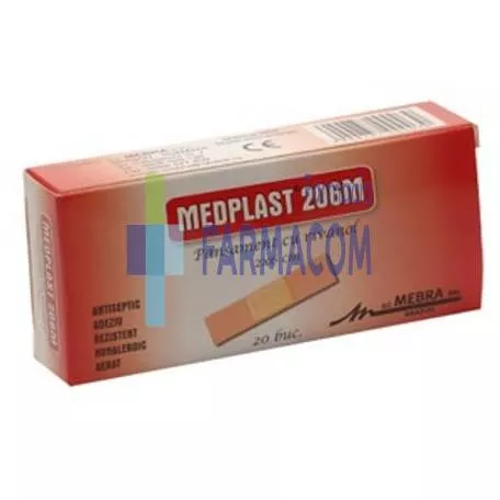 PLAST MEDPLAST RIVANOL 2*6 CM * 20 BUC 206, [],farmacom.ro