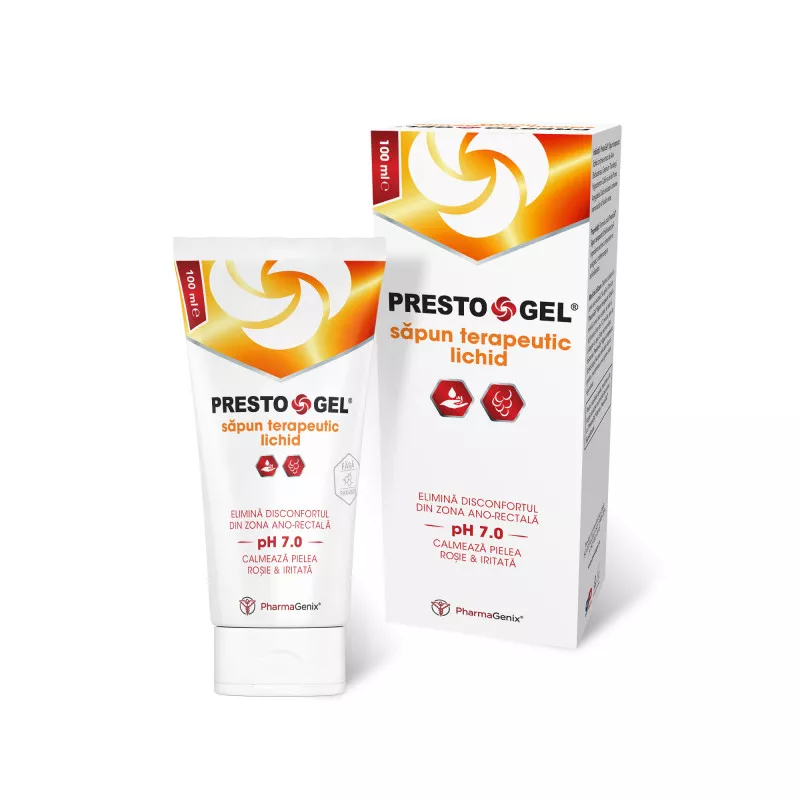 Prestogel sapun terapeutic, 100 ml