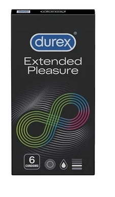 PREZERVATIVE DUREX EXTENDED PLEASURE * 6 BUC, [],farmacom.ro