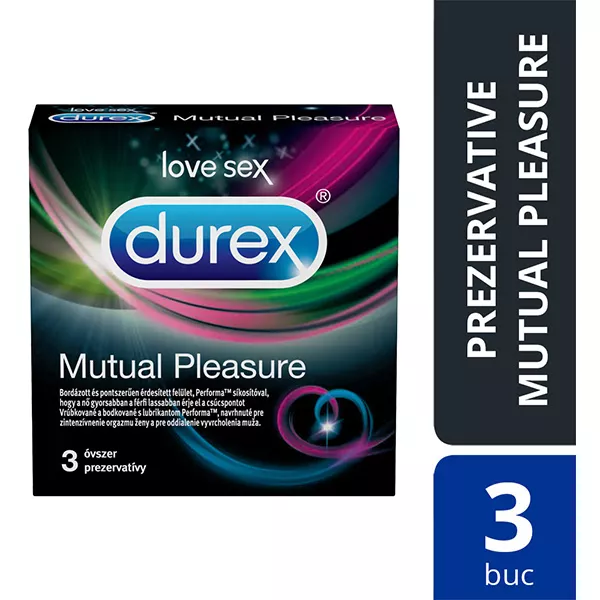 PREZERVATIVE DUREX MUTUAL PLEASURE X3, [],farmacom.ro